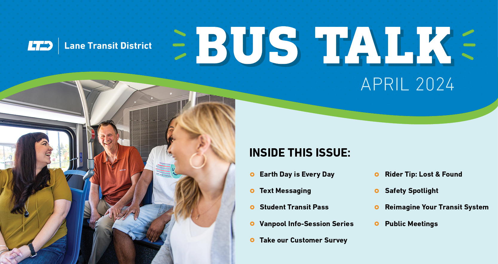 April 2024 Bus Talk Newsletter Header