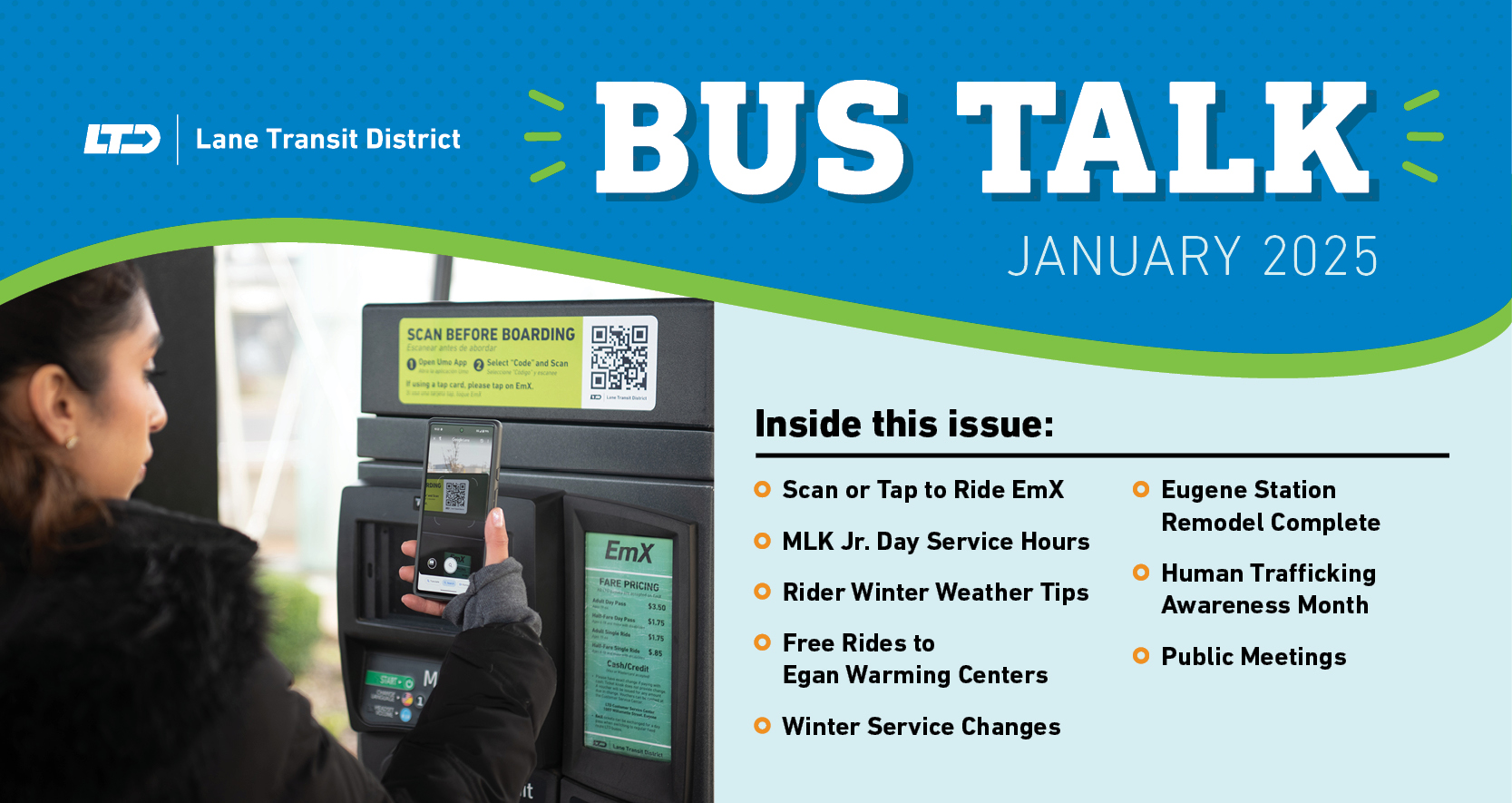 January 2025 Bus Talk Header