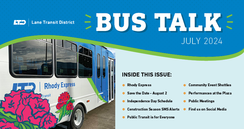 LTD July Bus Talk Newsletter