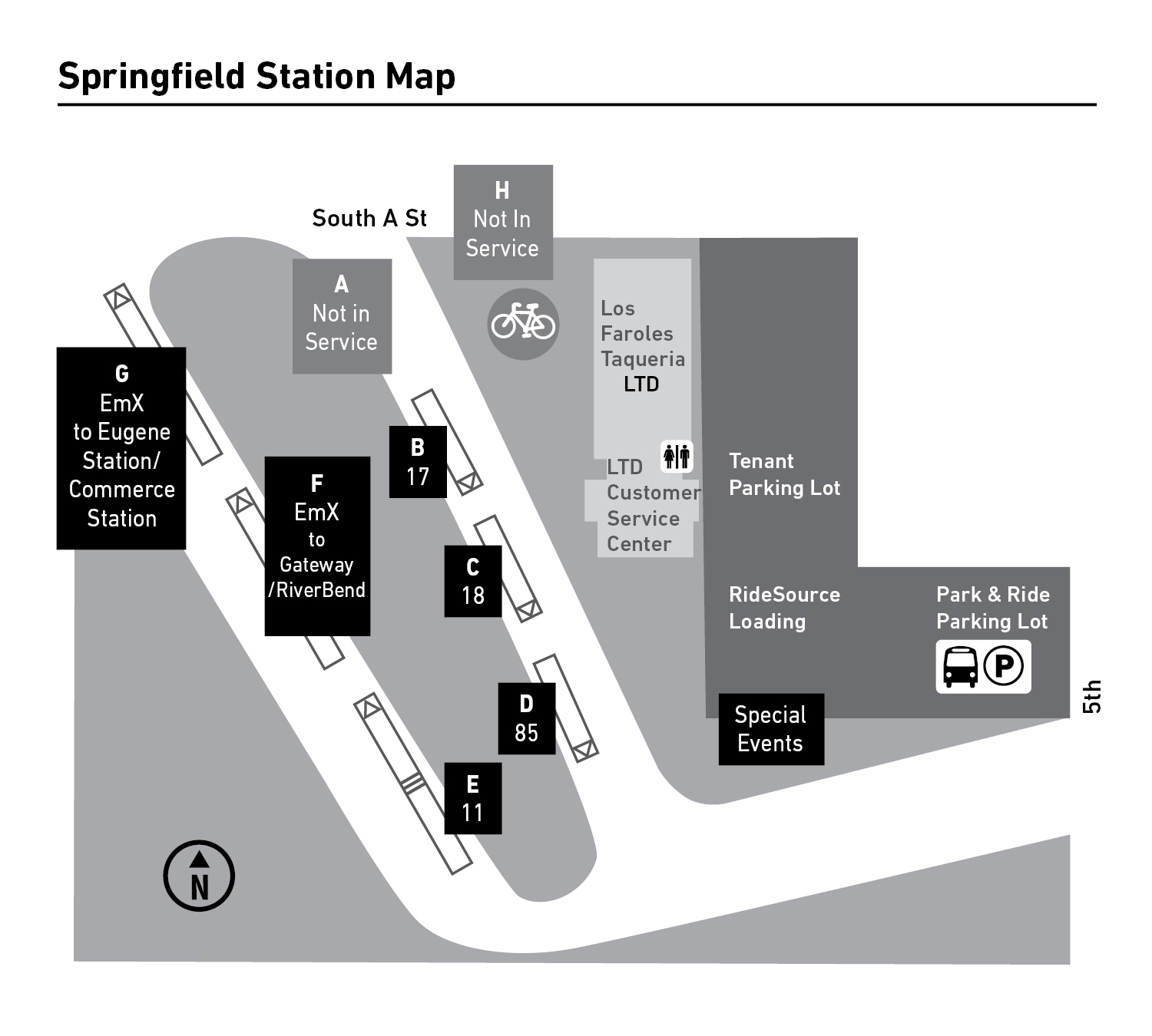 Springfield Station Map