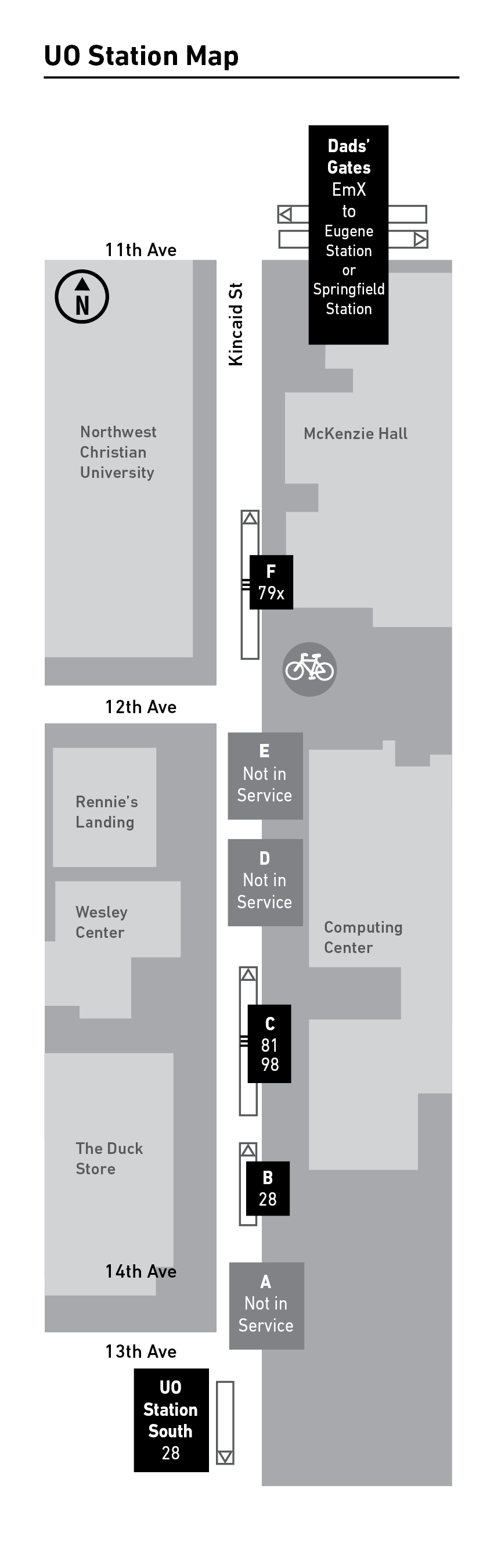 UO Station Map