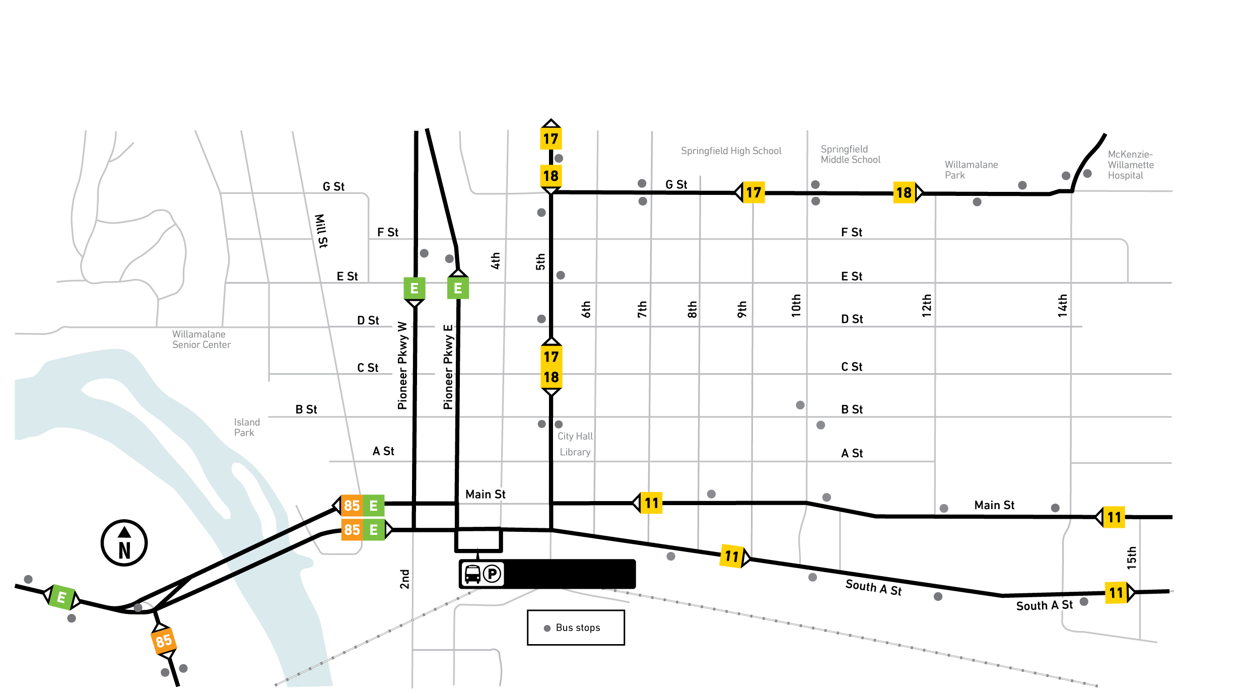 Springfield Station Routing